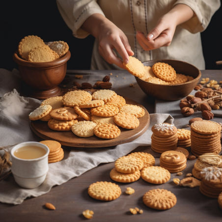 Image assortiment de biscuits gourmands